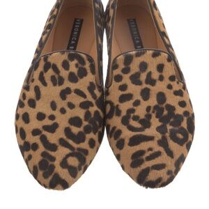 Veronica Beard Ponyhair Animal Print Loafers (size 7.5)